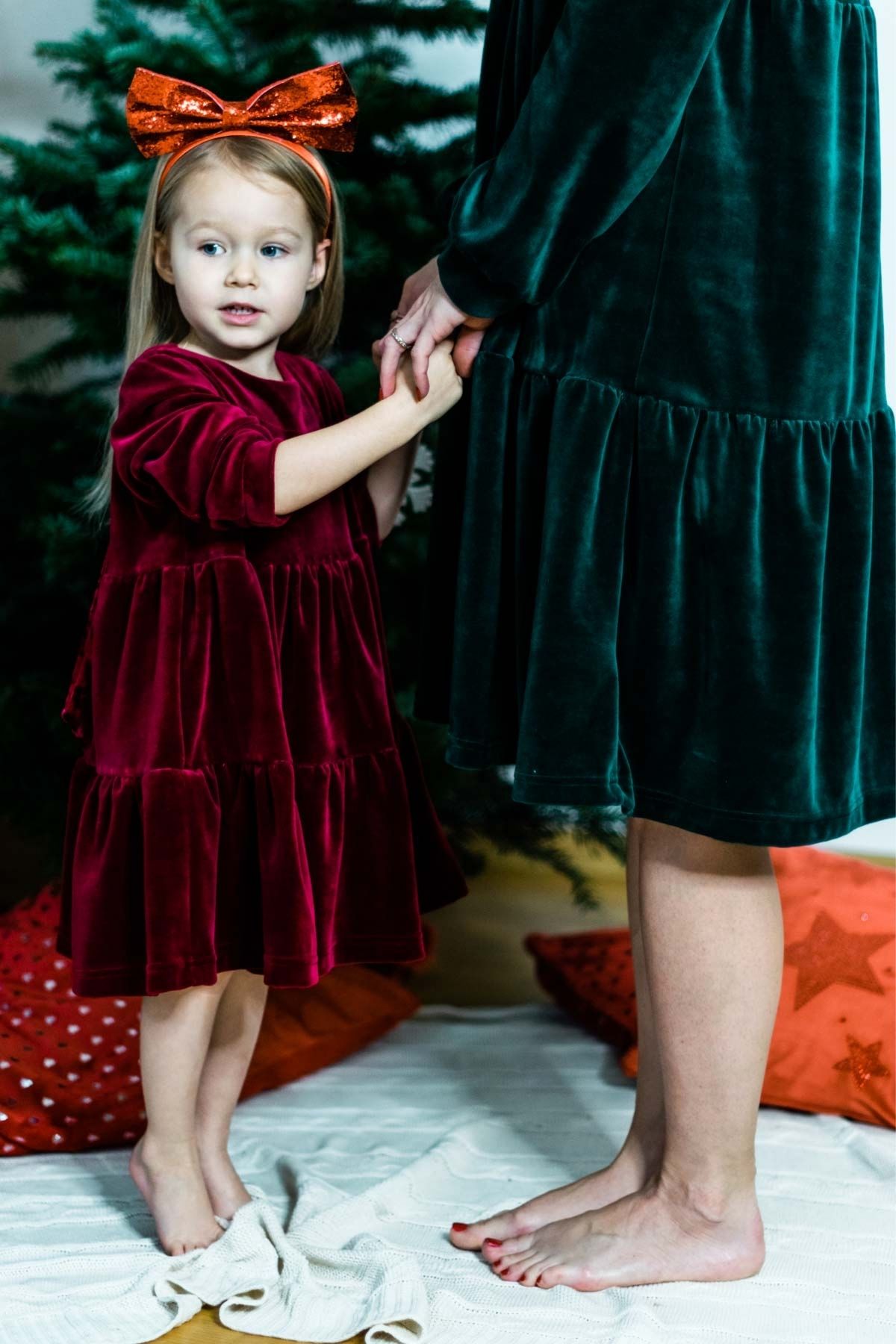identyczne sukienki dla mamy i córki