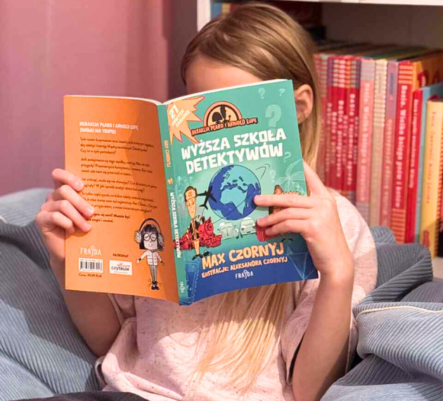 Książka detektywistyczna dla dzieci, która uruchamia spryt