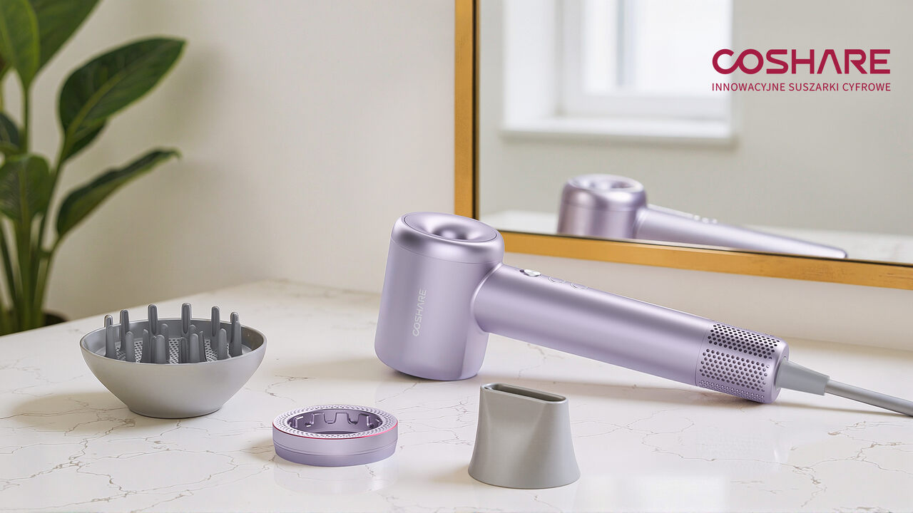 suszarka do włosów z silnikiem cyfrowym