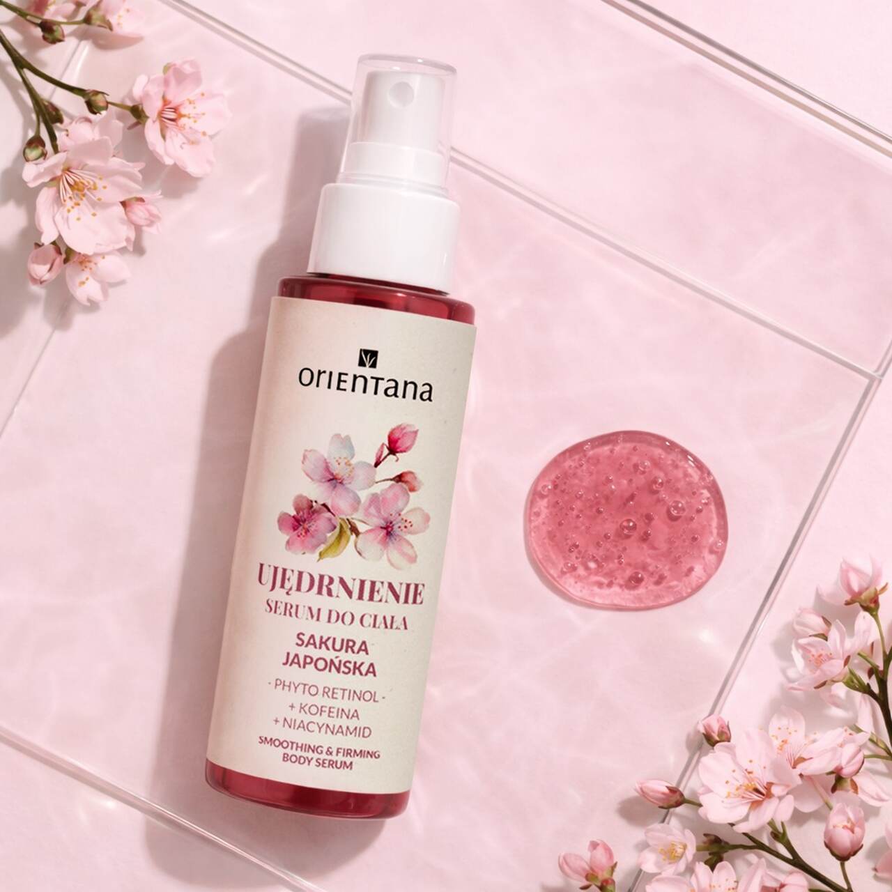 Orientana serum do ciała Sakura Japońska wygładzające i ujędrniające skórę