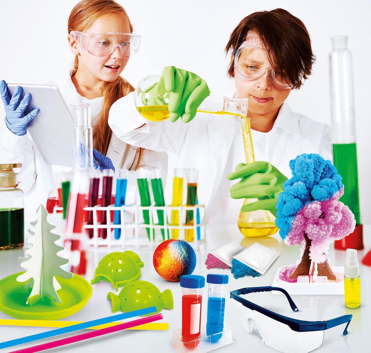 zestawy do eksperymentów chemicznych dla dzieci Lisiciani