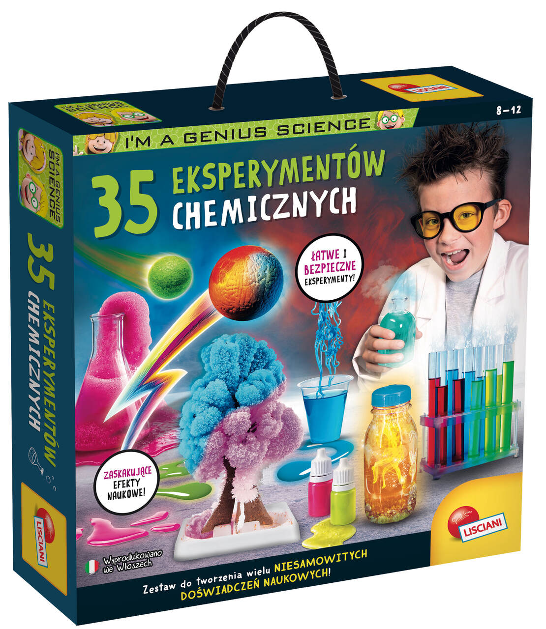 zestawy do eksperymentów chemicznych dla dzieci Lisiciani