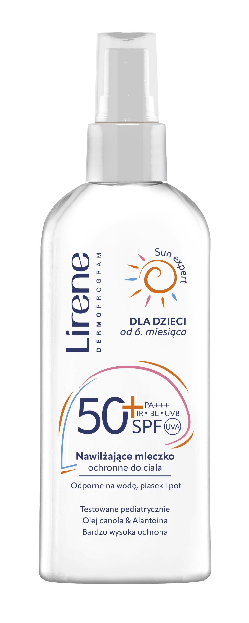 Lirene Sun Expert mleczko ochronne SPF 50+ dla dzieci od 6. miesiąca życia