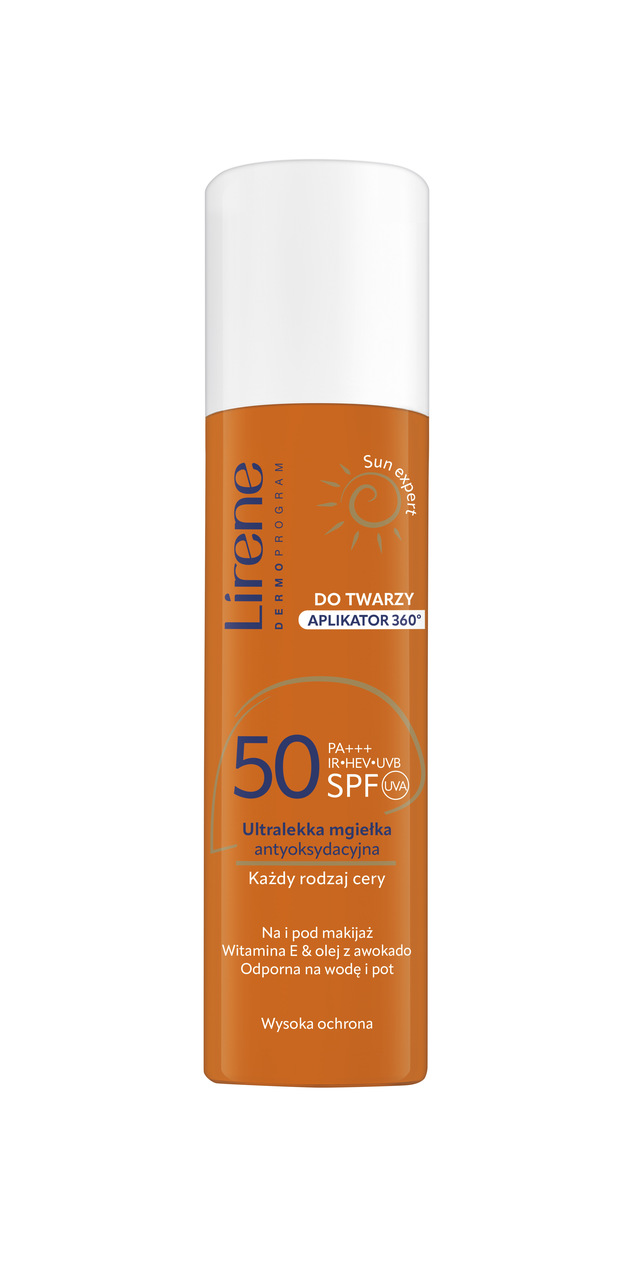 Lirene Sun Expert ultralekka mgiełka antyoksydacyjna SPF 50