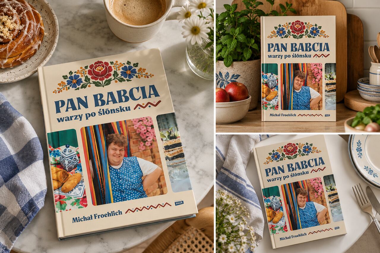 Pan Babcia warzy po ślōnsku książka kucharska Michała Froehlicha