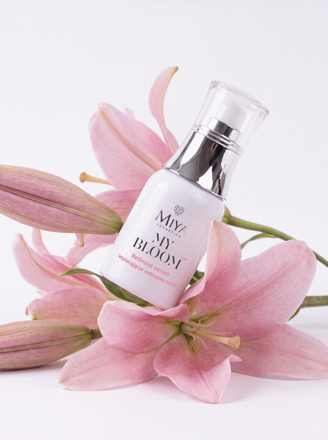 Krem MY BLOOM FACE CREAM i serum MY BLOOM RETINOID SERUM od MIYA Cosmetics